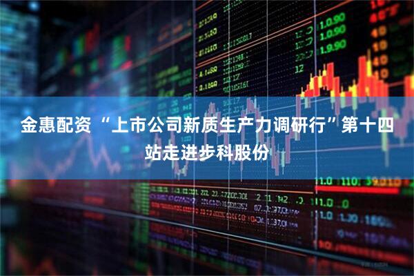 金惠配资 “上市公司新质生产力调研行”第十四站走进步科股份